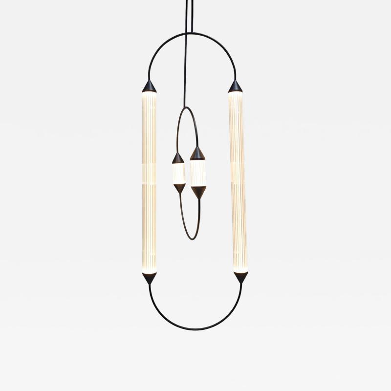  Giopato Giopato Coombs Cirque Chandelier in Brushed Bronze