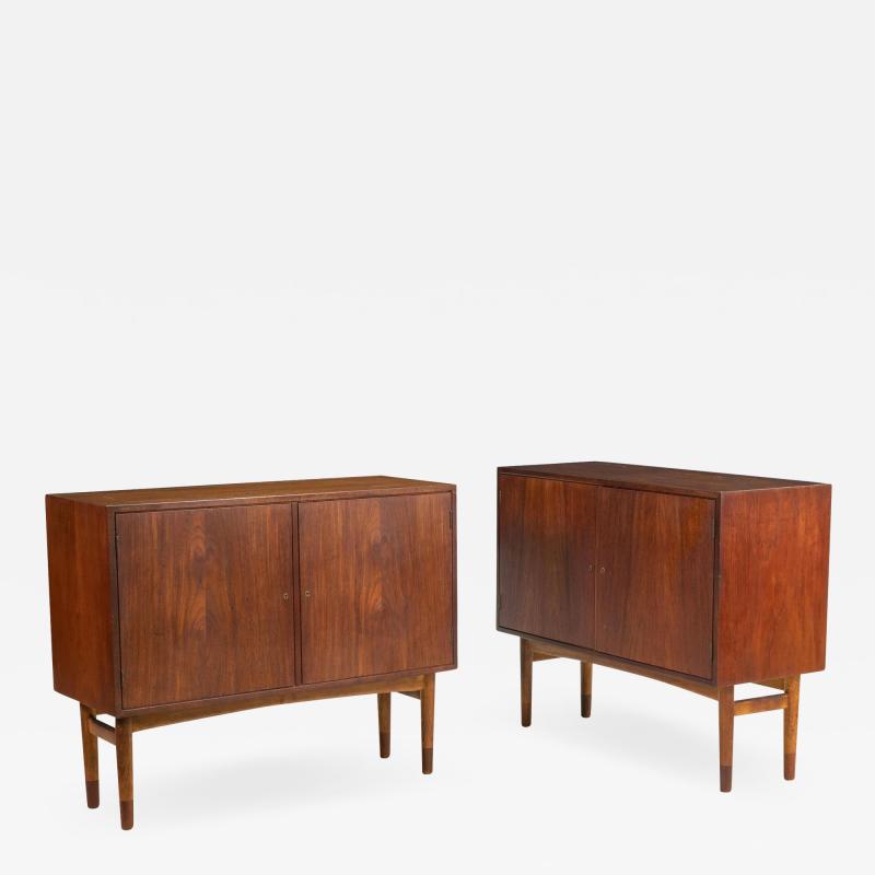  Gjovik Mobelfabriken Mid Century Modern Pair of Cabinets Nightstand or Commodes Gjovik Mobelfabriken