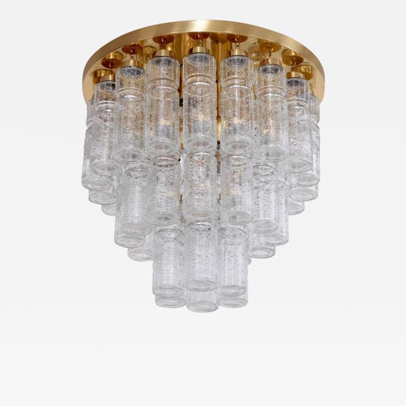  Glash tte Limburg 1 of 17 Huge Glass and Brass Flush Mounts or Chandeliers by Glash tte Limburg