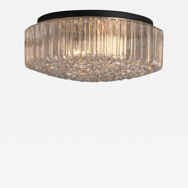  Glash tte Limburg 1960s Helena Tynell Model A668 Bubble Glass Flush Mount for Limburg