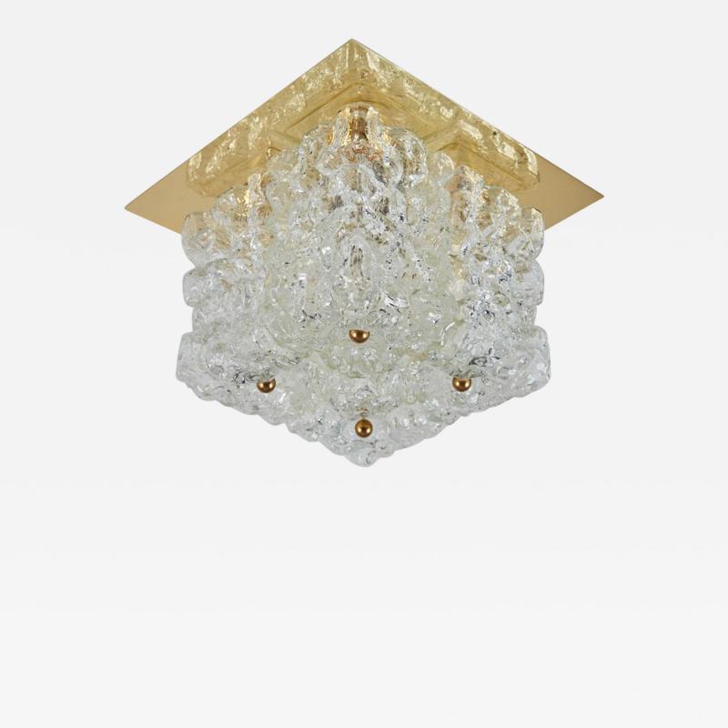  Glash tte Limburg LIMBURG ICE GLASS FLUSHMOUNT