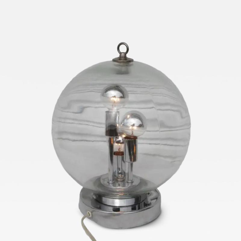  Glash tte Limburg Large Clear Ball Glass Table Desktop Light