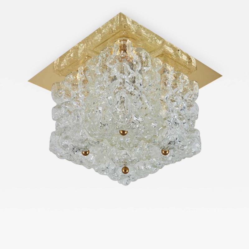  Glash tte Limburg Limburg Ice Glass Flush Mount