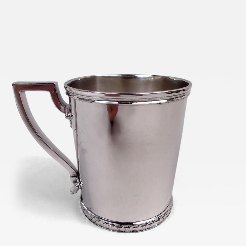  Gorham Manufacturing Co Antique Gorham American Classical Coin Silver Baby Cup