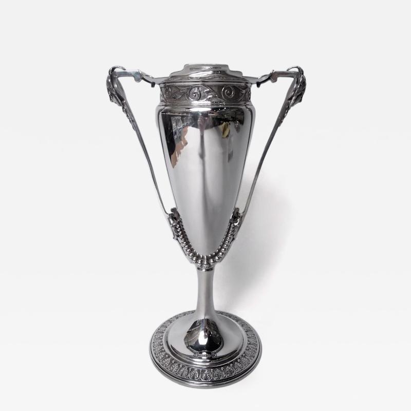  Gorham Manufacturing Co Antique Gorham American Victorian Classical Coin Silver Vase
