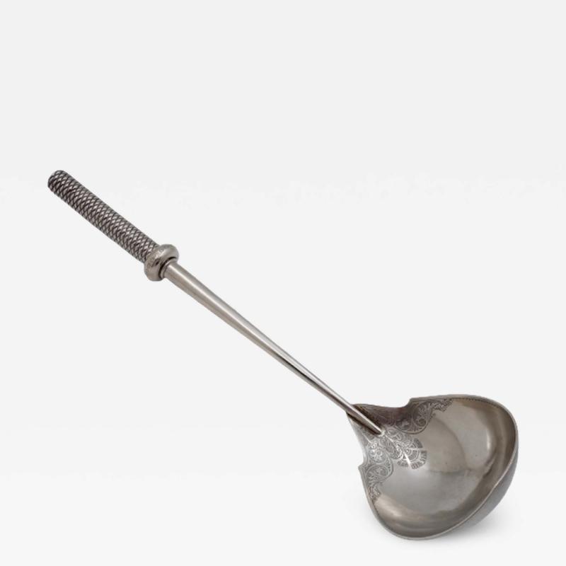  Gorham Manufacturing Co Rare Gorham Sterling Silver Monumental 14 19th Century Soup Punch Ladle