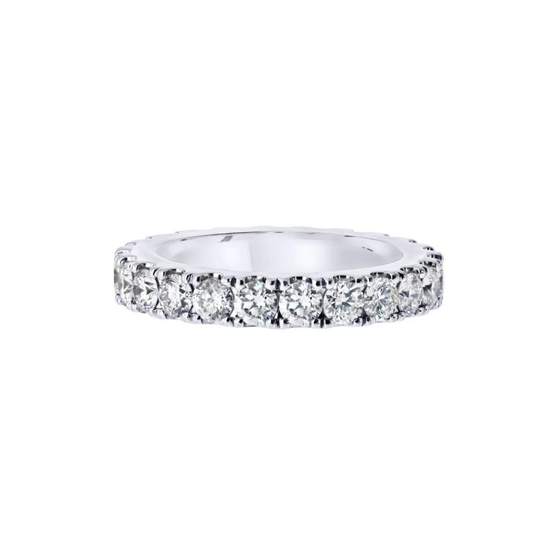  Graff Graff Platinum 2 00cttw Round Diamond 3 5mm Wide Eternity Band