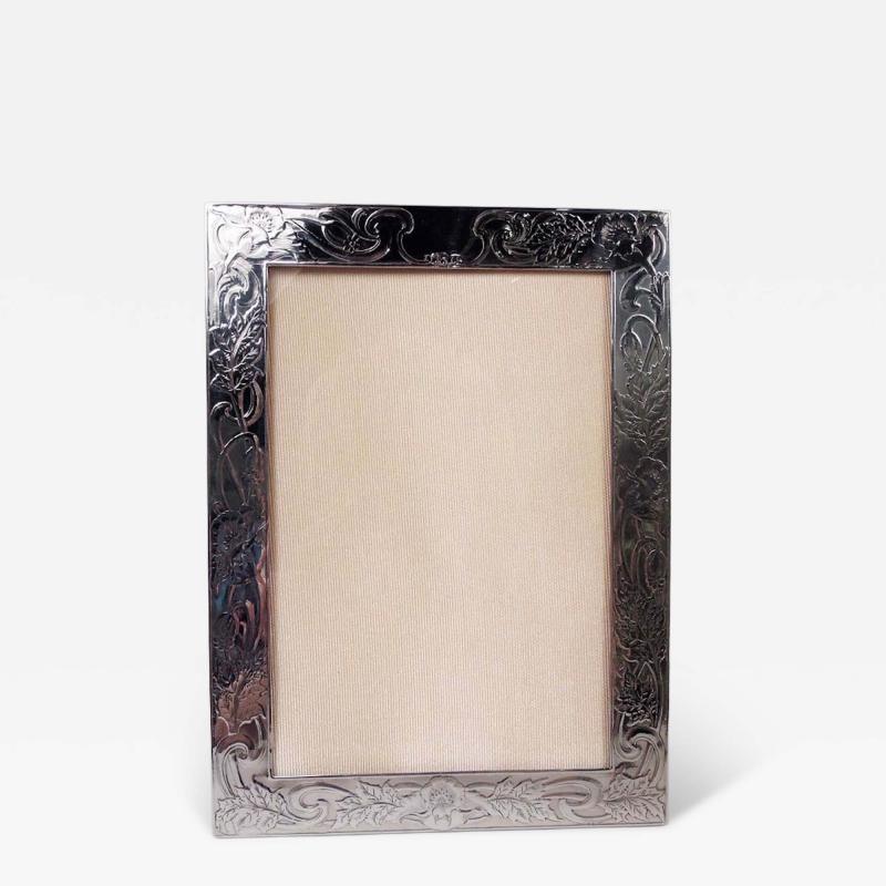  Graff Washbourne Dunn Graff Washbourne Dunn Art Nouveau Sterling Silver Picture Frame