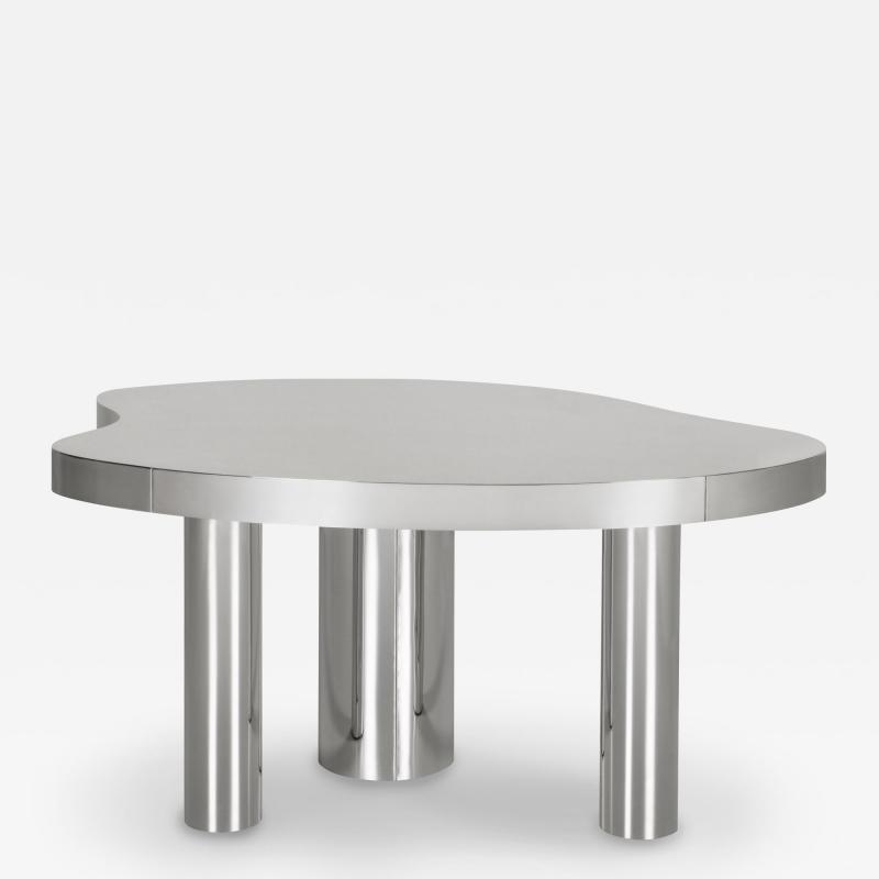  Greenapple Modern Bordeira Coffee Table Stainless Steel Handmade in Portugal by Greenapple