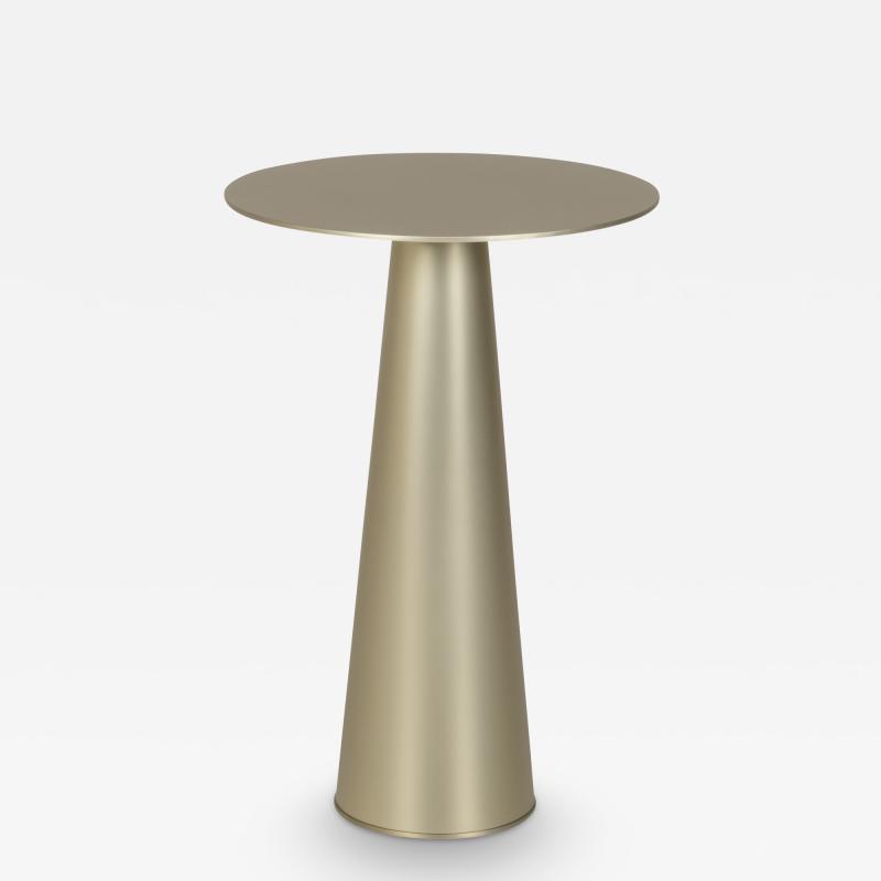  Greenapple Modern Diamant Side Table Champagne Stainless Steel Handmade Portugal Greenapple