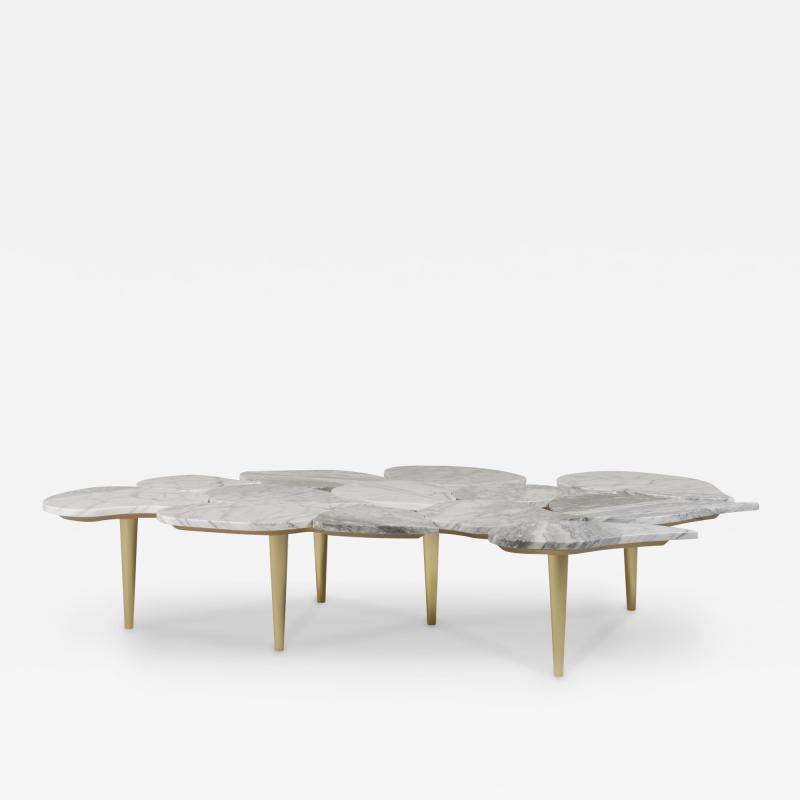  Greenapple Modern Infinity Coffee Tables Carrara Marble Handmade in Portugal by Greenapple