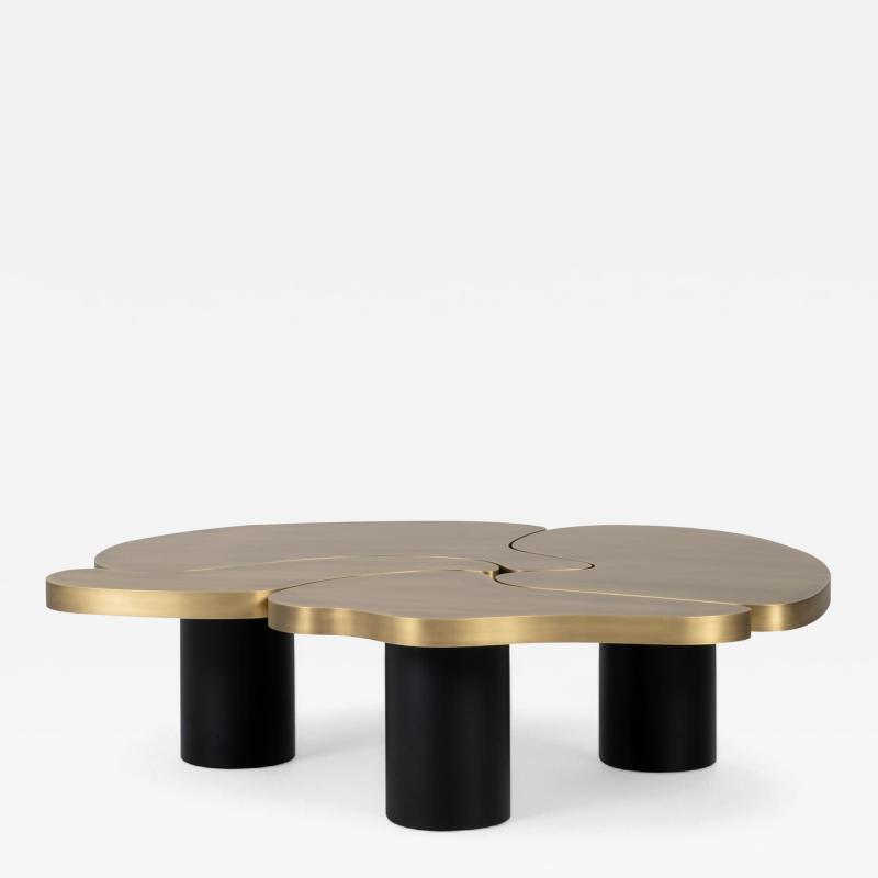  Greenapple My Brain Coffee Table Brass Handmade in Portugal by Greenapple