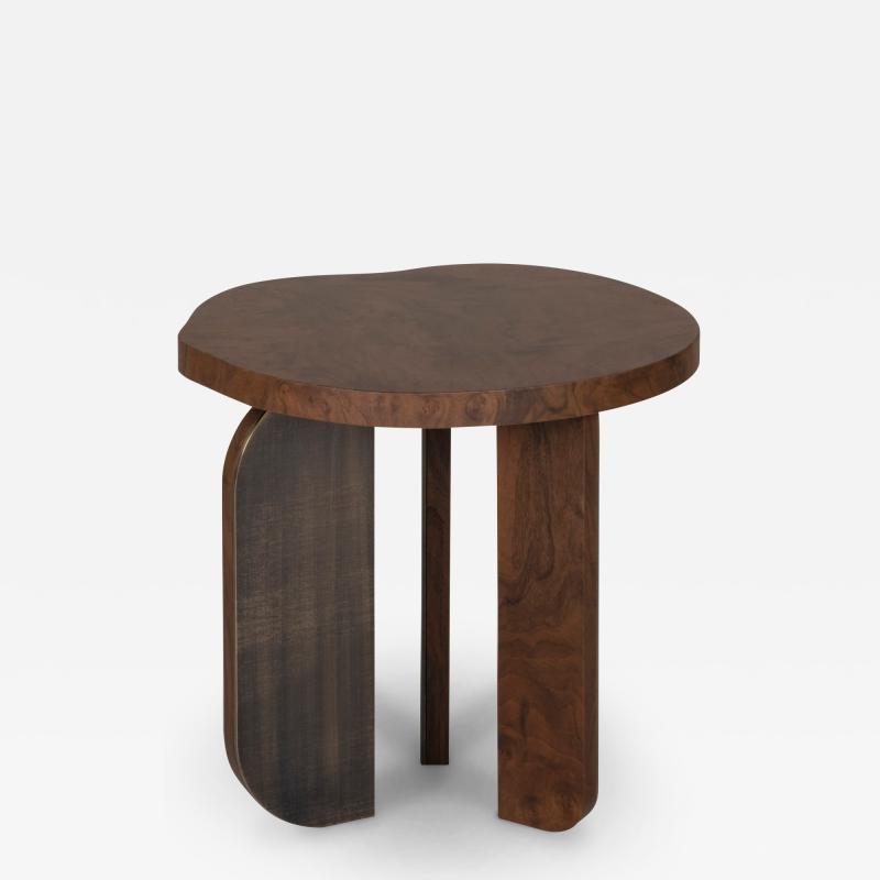  Greenapple Organic Modern Dornes Side Table Walnut Root Handmade by Greenapple