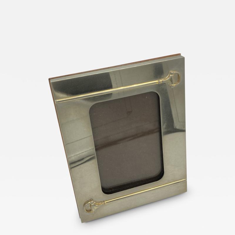  Gucci 1980s Silver plate picture frame by Gucci