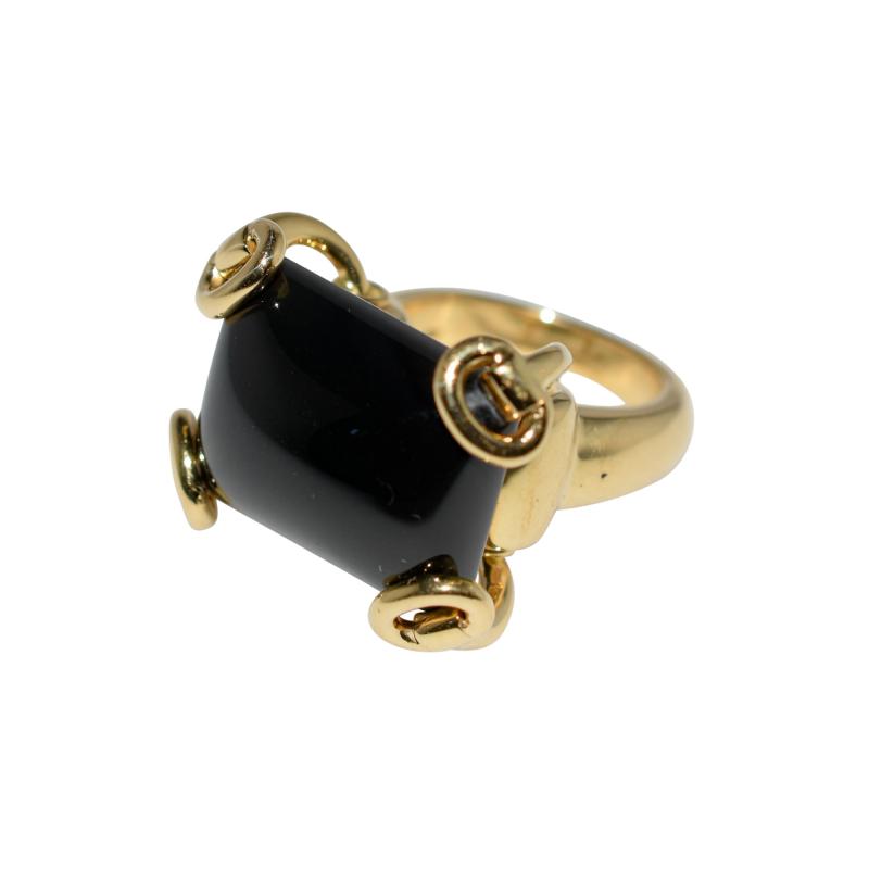  Gucci Gucci 18K Onyx Ring