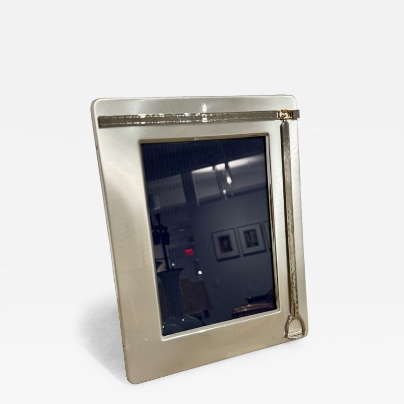  Gucci Gucci Italian Silver Equestrian Picture Frame 1970s