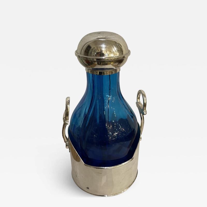  Gucci Set of three bottles in a silver plated fixture by Gucci