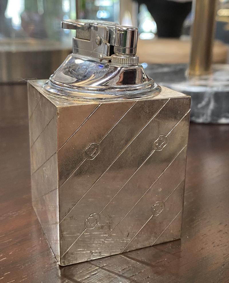 Gucci Vintage Gucci Lighter Signed, Made in Italy, 1970s