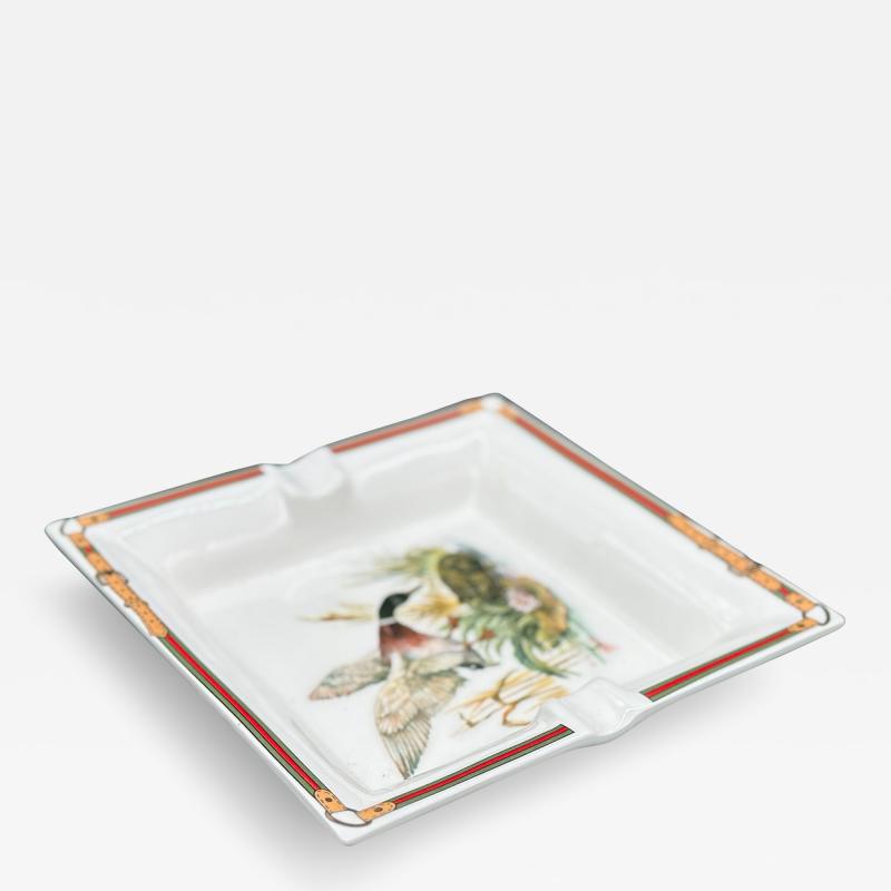  Gucci Vintage Italian ceramic Ashtray By Gucci 1980s