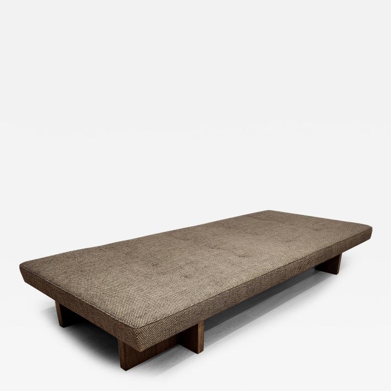  Gueridon Custom Made Gueridon Day Bed with Clients Own Fabric COM Choice of Wood Stain
