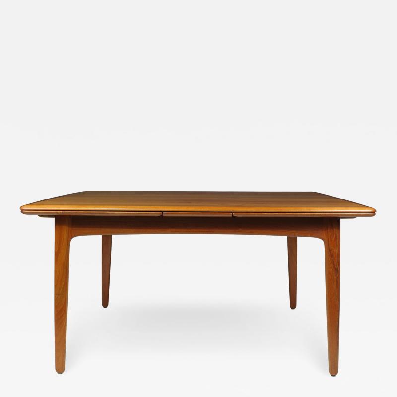  H P Hansen M belindustri HP Hansen Teak Draw Leaf Dining Table