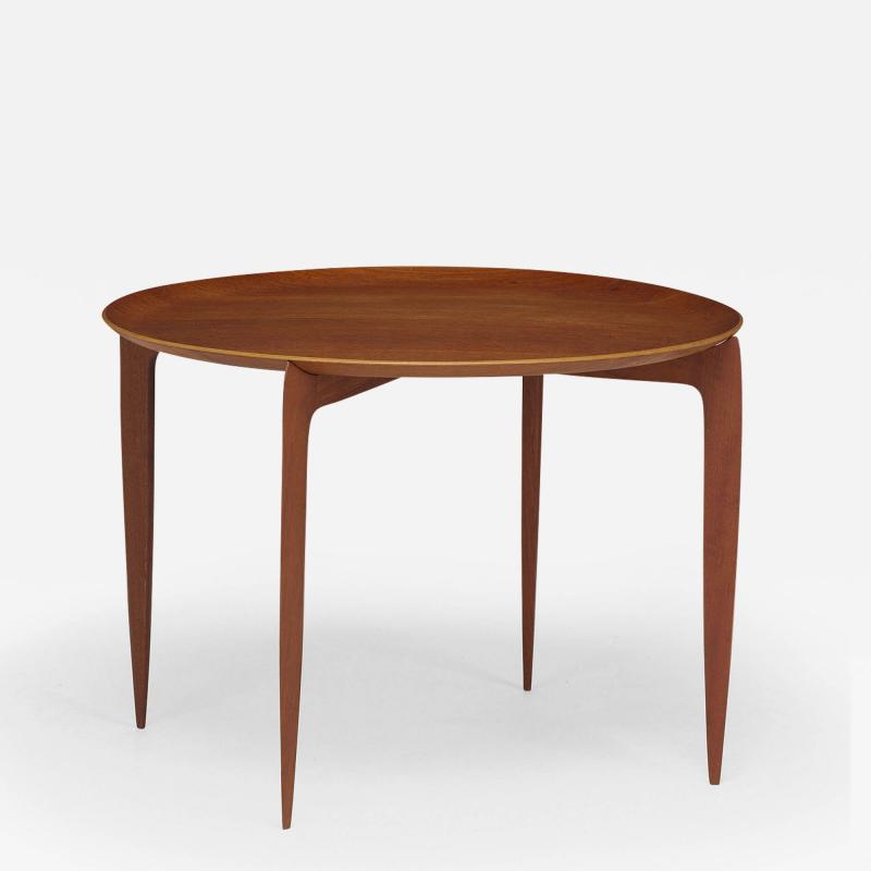  H Willumsen S A Engholm TEAK TRAY SIDE TABLE BY SVEN AAGE WILLUMSEN AND H ENGHOLM FOR FRITZ HANSEN