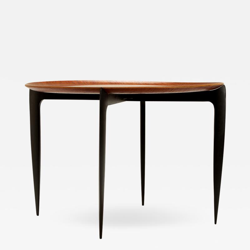  H Willumsen S A Engholm Teak Tray Table by Willumsen Engholm for Fritz Hansen Denmark 1950s