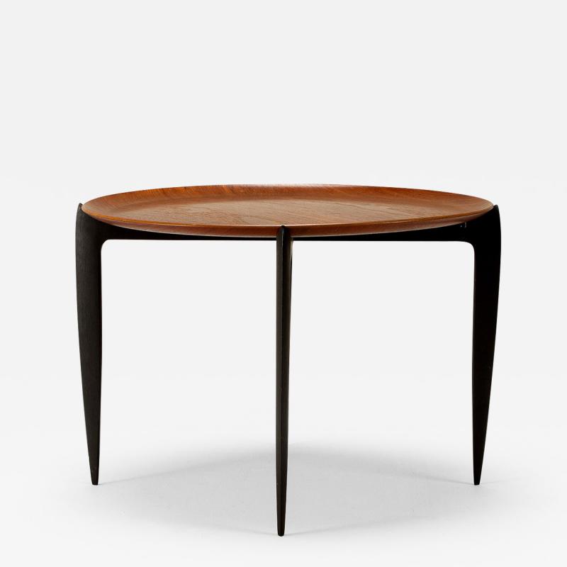  H Willumsen S A Engholm Teak Tray Table by Willumsen Engholm for Fritz Hansen Denmark 1950s