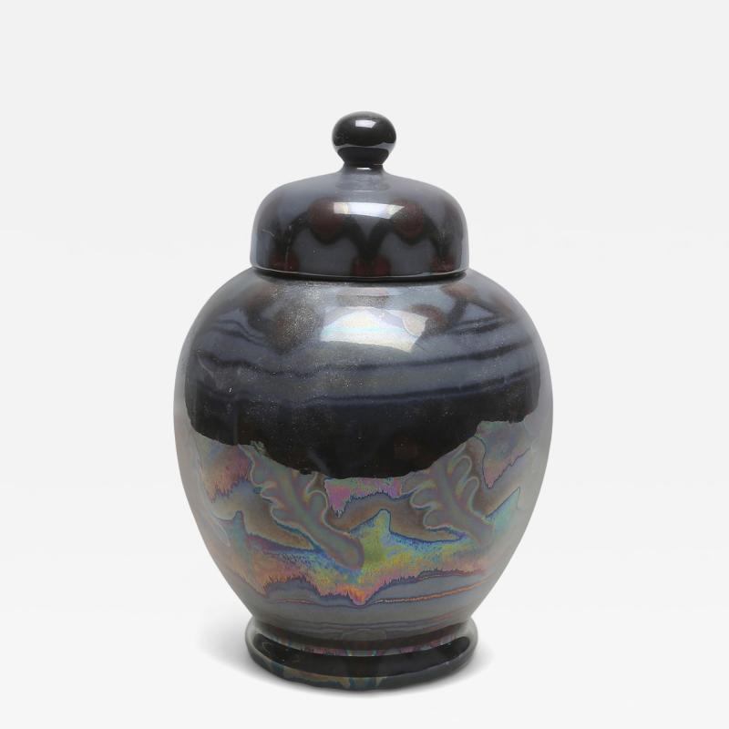  H gan s Keramik Lidded Urn by Edgar B ckman for H gan s