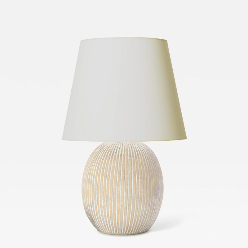  H gan s Keramik Table Lamp by Edgar B ckman for H gan s