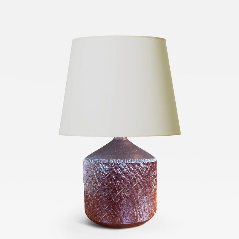  H gan s Keramik Table Lamp by Sven Bohlin for H gan s