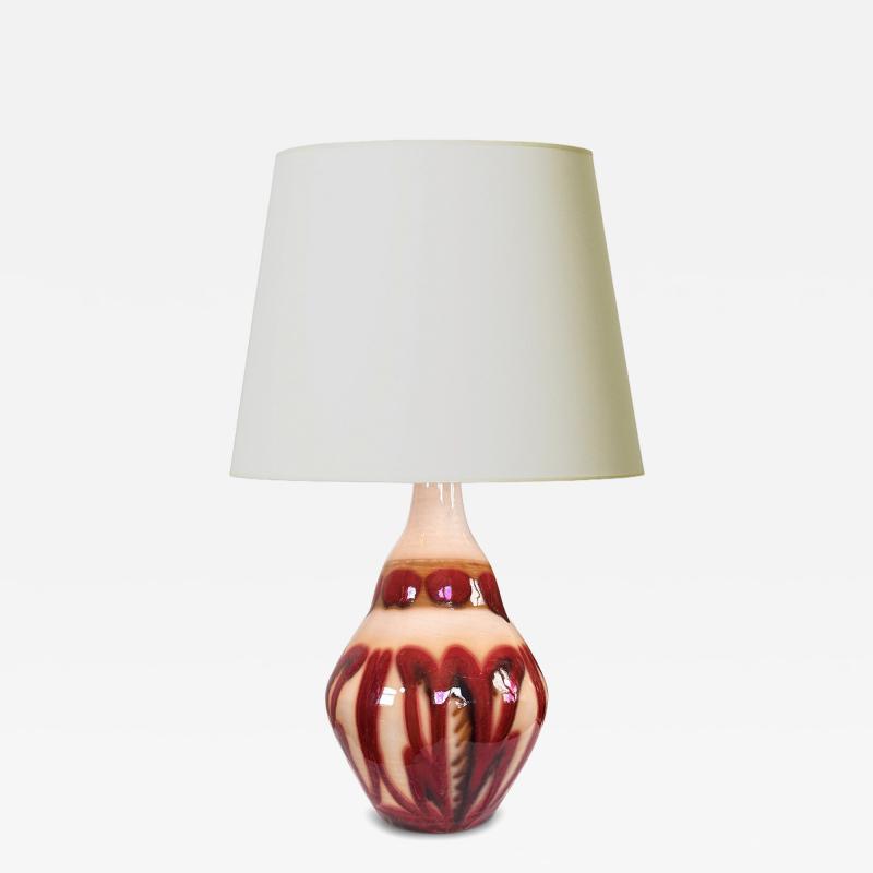  H gan s Keramik Table lamp by Edgar B ckman for H gan s