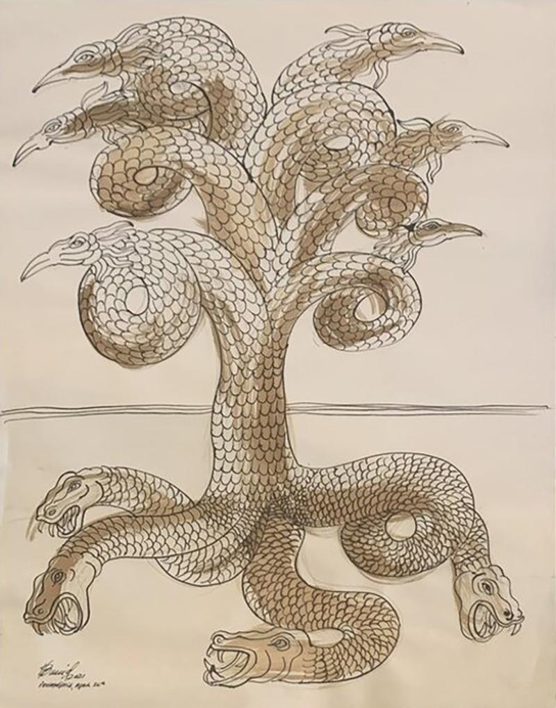  HENRY BERMUDEZ Mythological Tree 2021