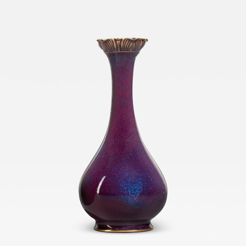  HERMANN SEGER GLAZED OXBLOOD VASE BY HERMANN SEGER FOR KPM