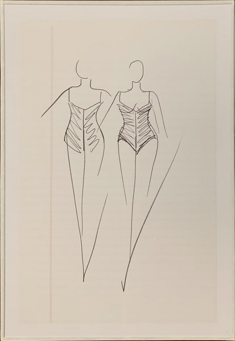  Halston Ink Sketch