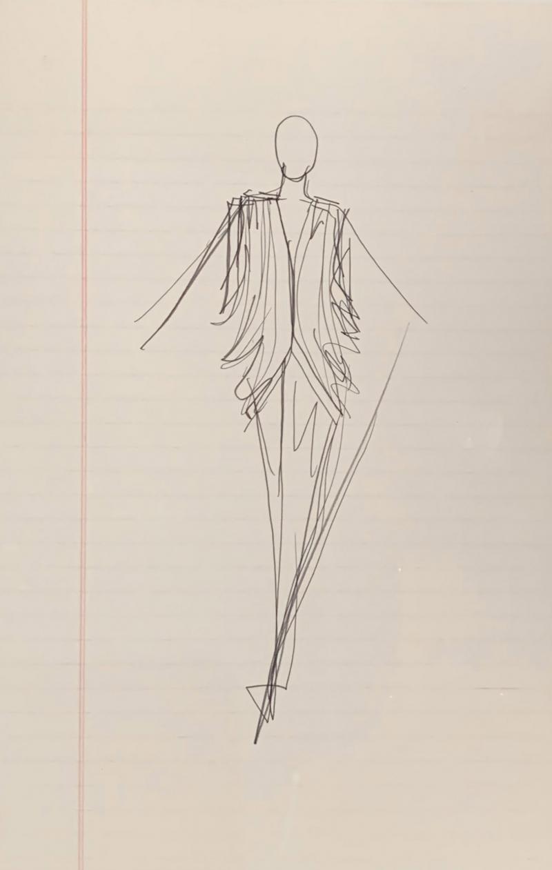  Halston Sketch Drawing