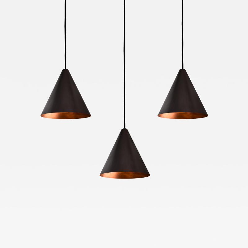  Hans Agne Jakobsson Hans Agne Jakobsson Dark Brown Patinated Tratten Pendant