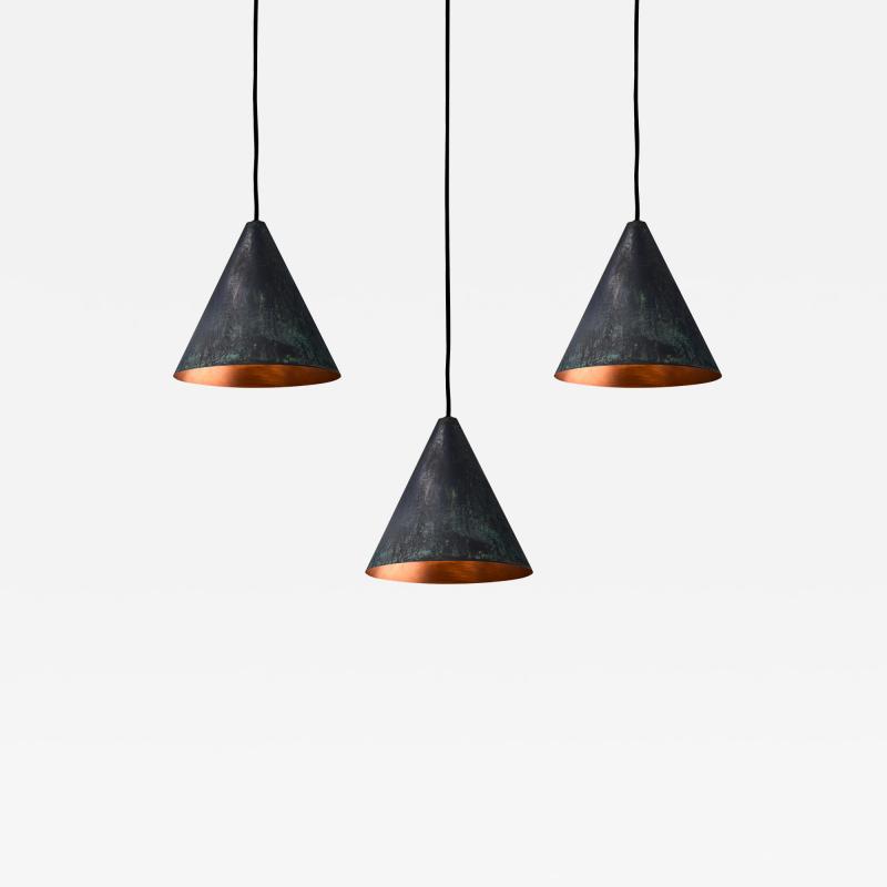  Hans Agne Jakobsson Hans Agne Jakobsson Darkly Patinated Tratten Outdoor Pendant
