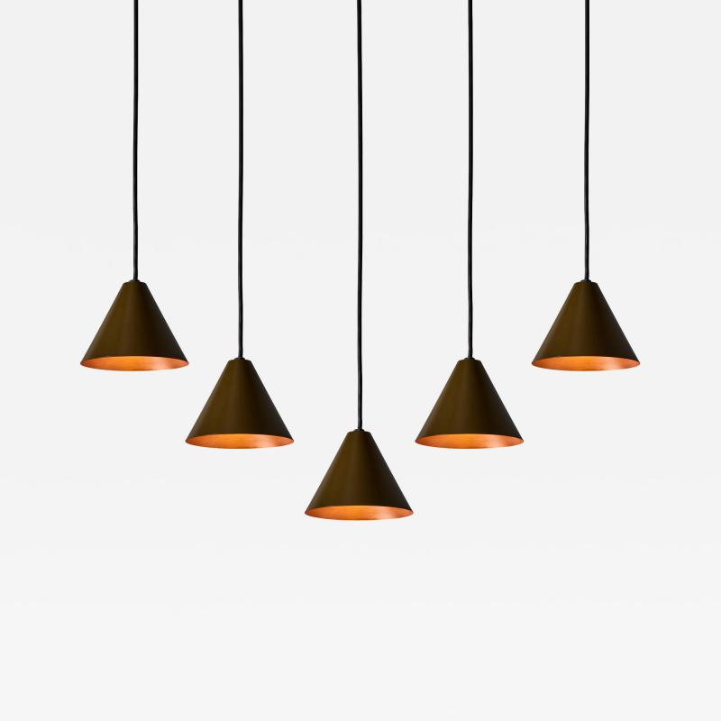  Hans Agne Jakobsson Hans Agne Jakobsson Mini Tratten Pendant in Brown