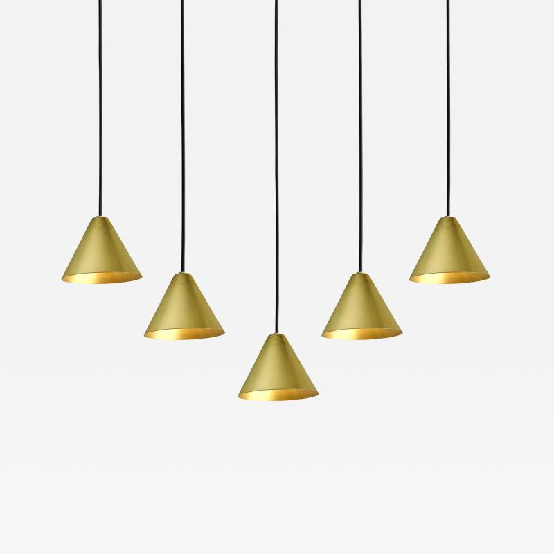  Hans Agne Jakobsson Hans Agne Jakobsson Raw Brass Mini Tratten Pendant