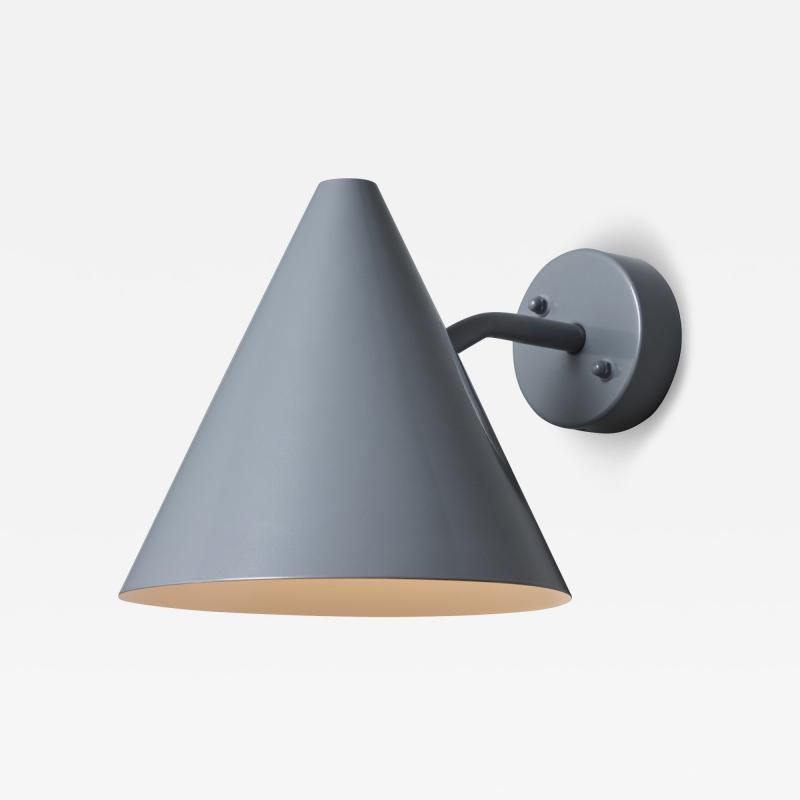  Hans Agne Jakobsson Hans Agne Jakobsson Tratten Outdoor Sconce in Painted Silver