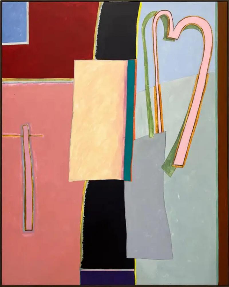  Harley Francis Monumental 1980s Abstract Painting by Harley Francis