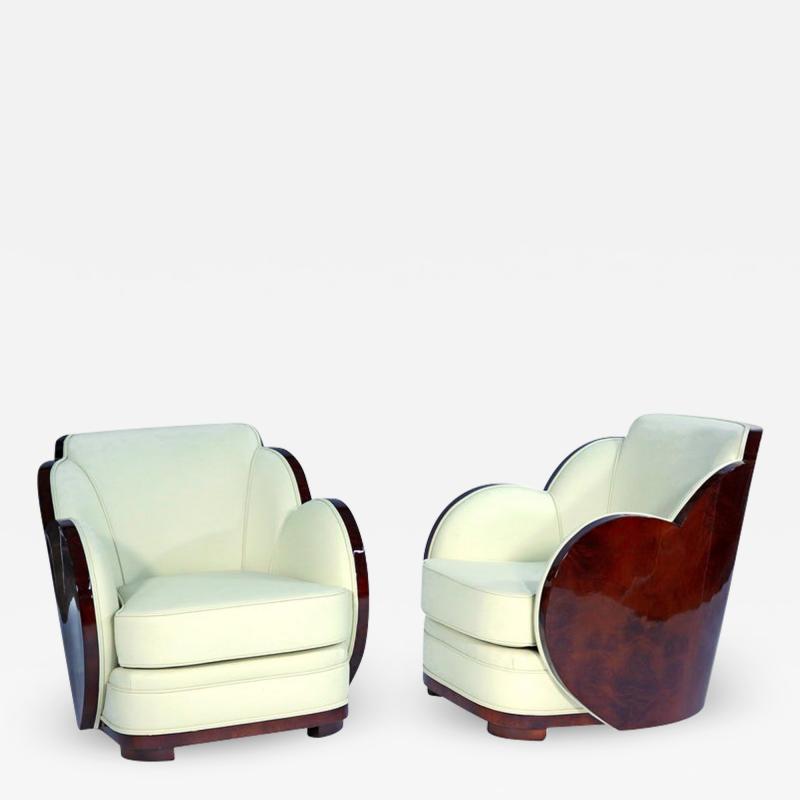  Harry Lou Epstein Furniture Co Art Deco Cloud Chairs