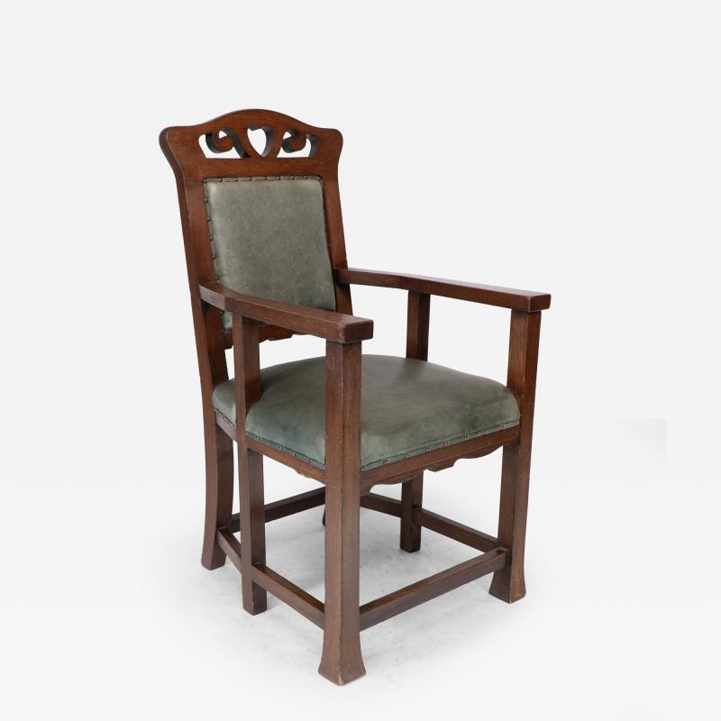  Heal s Heals Heal Son Ltd Heal Son attributed An Arts Crafts Six legged Oak Armchair