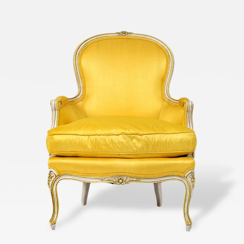  Henredon 1950s Henredon Bergere Chair Louis XV Style