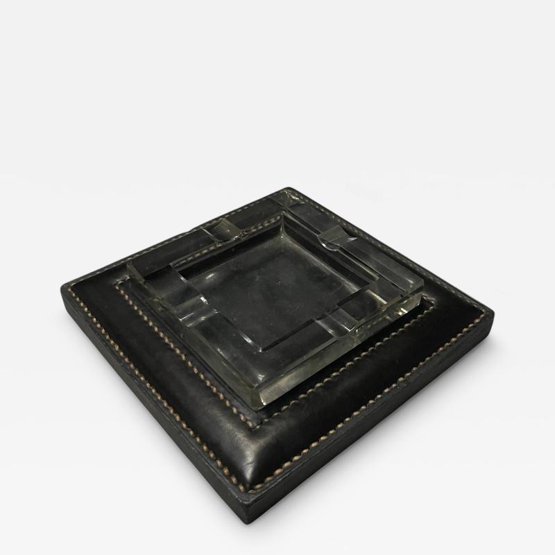  Herm s 1960s Stitched leather ashtray by Paul Dupr Lafon for Herm s