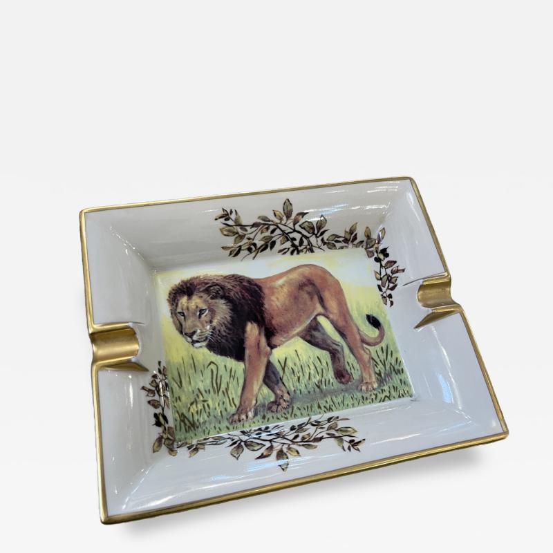  Herm s 1970s Porcelain D corative ashtray or vide poche by Herm s