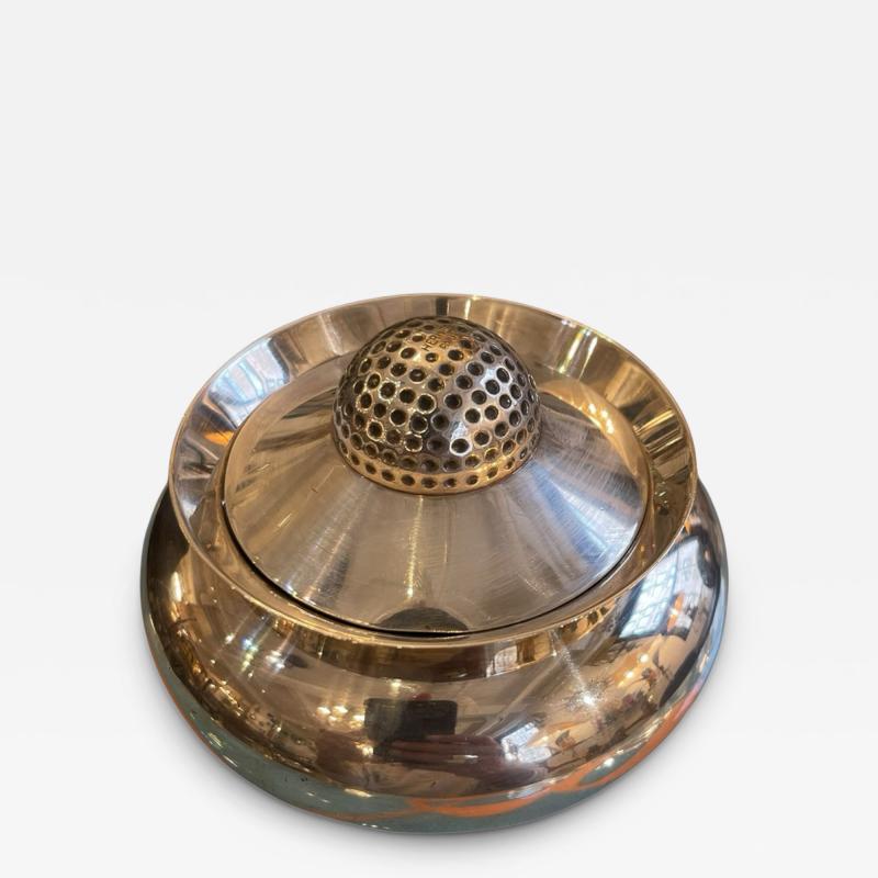 Herm s 1970s Silver plated Golf decorative box by Hermes