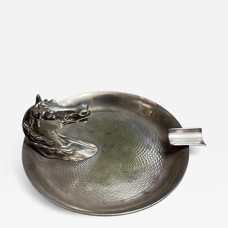  Herm s 1970s Silver plated ashtray by Herm s