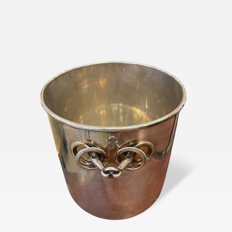  Herm s 1970s Silver plated ice bucket by Herm s